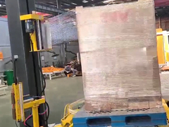 पीएलसी नियंत्रण के साथ ऑनलाइन स्वचालित रैपिंग मशीन